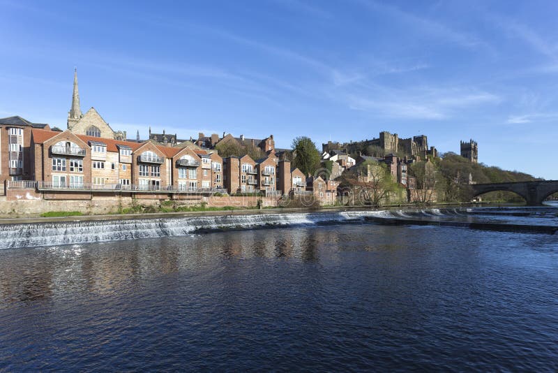 Durham-Flussufer stockfotografie Durham-Flussufer stockfotografie