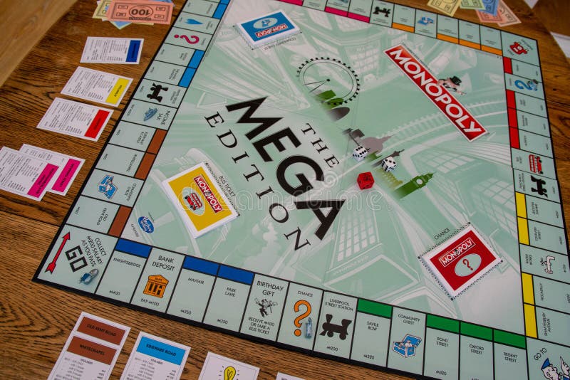 Hasbro, Games, Mega Monopoly Board Game Like New Family Board Game