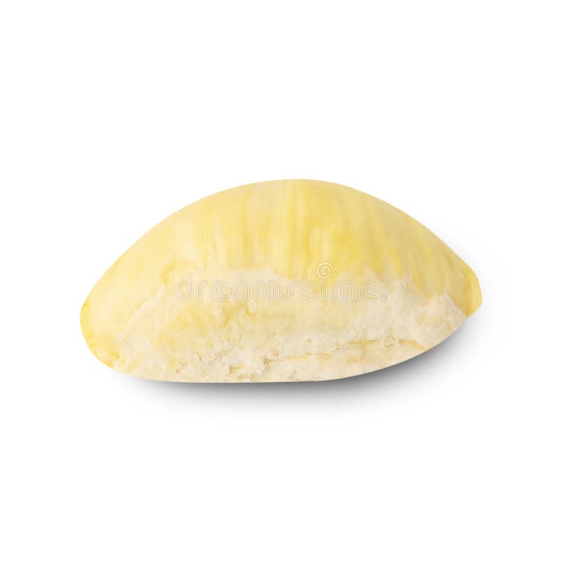 Durian isolated on white background with clipping path, full depth of field. stock photo