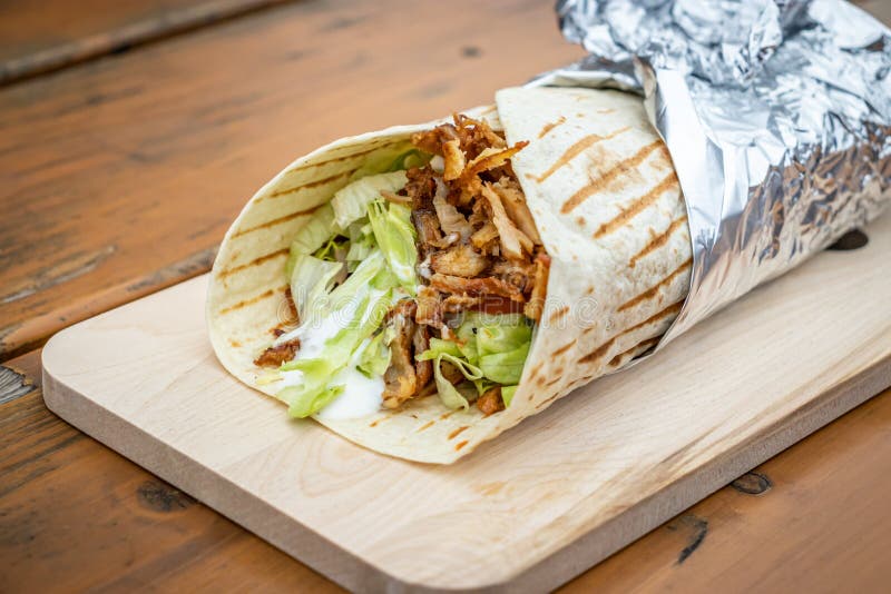 Durum Kebab at a local street food stall