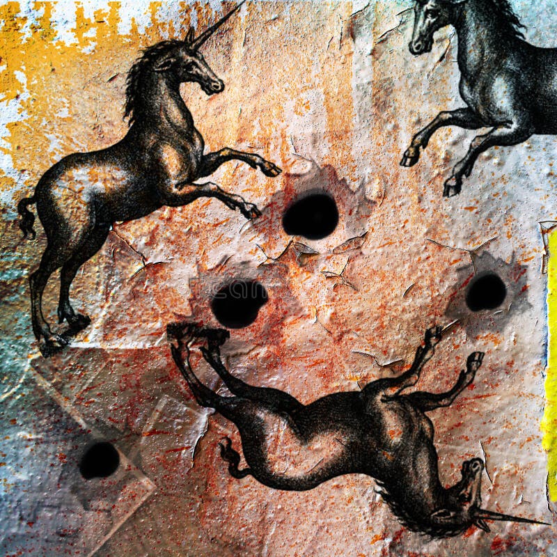 Durée de licorne illustration libre de droits Durée de licorne illustration libre de droits