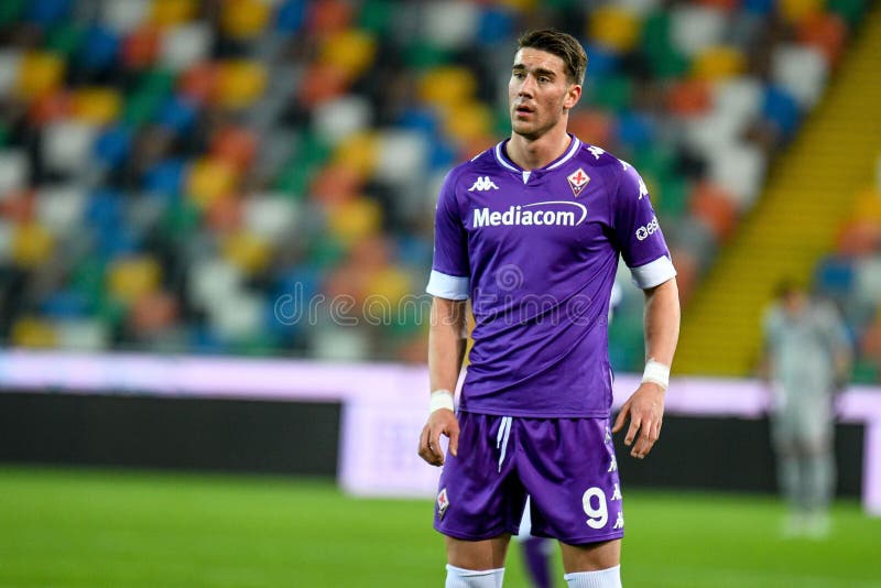 The player of acf fiorentina dusan vlahovic hi-res stock photography and  images - Page 2 - Alamy