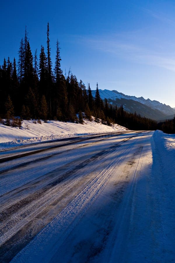 Dusk on Road