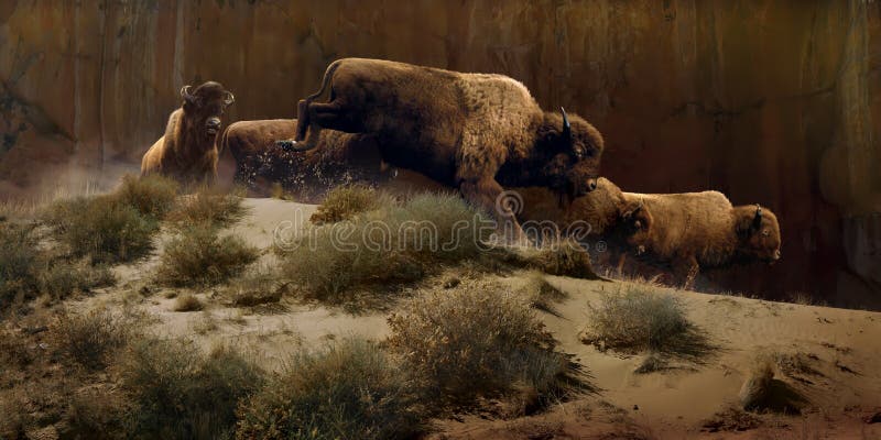 Dusky Buffalo royalty free stock photography