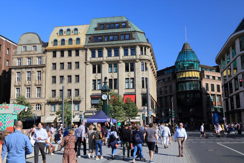 Dusseldorf city, Germany editorial image. Image of city - 245737230