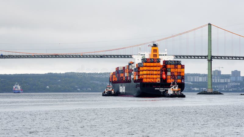Dusseldorf drücken in Halifax-Hafen aus stockbild Dusseldorf drücken in Halifax-Hafen aus stockbild