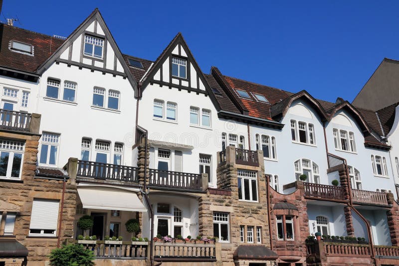 Dusseldorf, Germany stock photo. Image of street, house 144928220