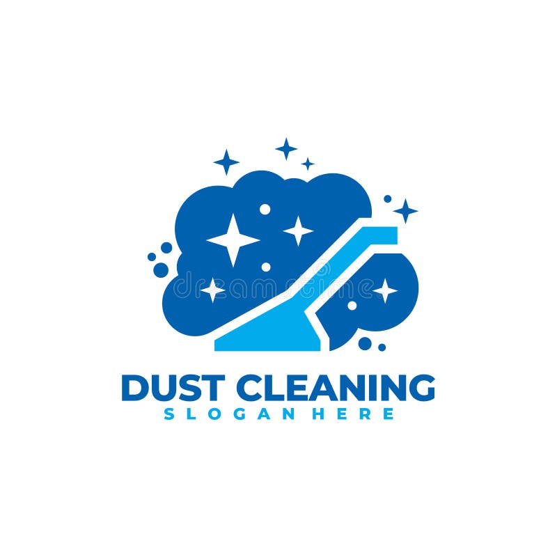 Dust cleaning logo vector stock vector. Illustration of clean 253934137
