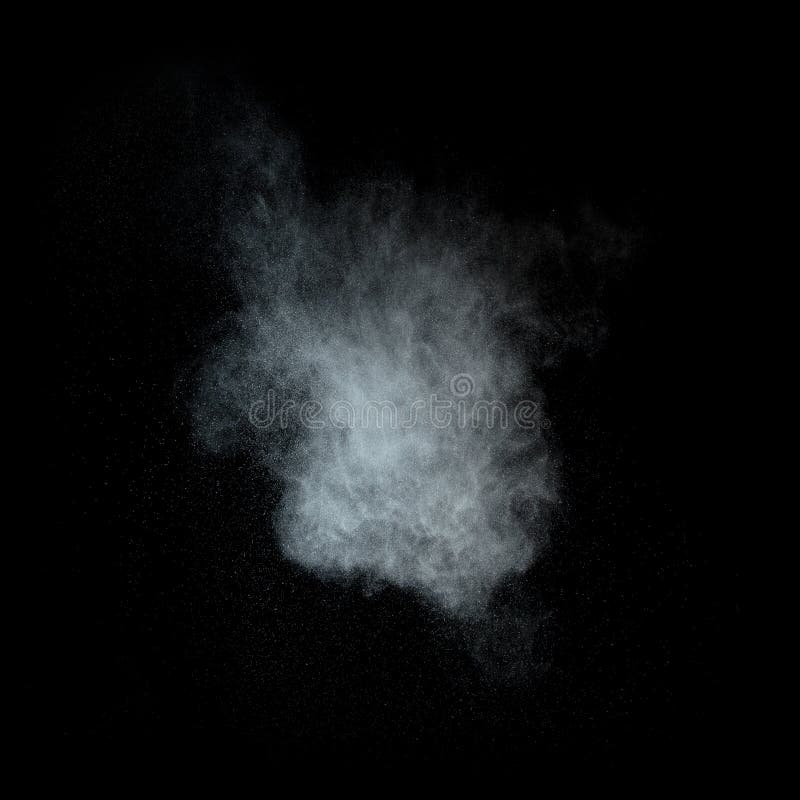 Dust Cloud on Black Background Stock Photo Image of nebula, motion