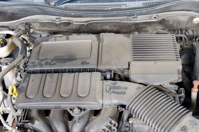 Car engine dirty stock photo. Image of mechanic, inside 168368878
