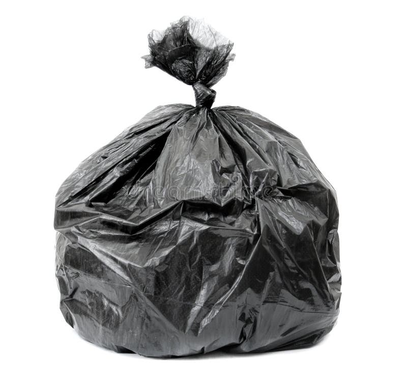 Tied Black Rubbish Bag Stock Photo, Picture and Royalty Free Image. Image  10864946.