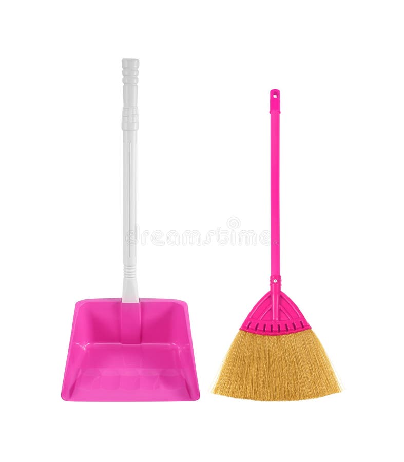 Toy dustpan and broom stock photo. Image of dustpan, yellow 1800280