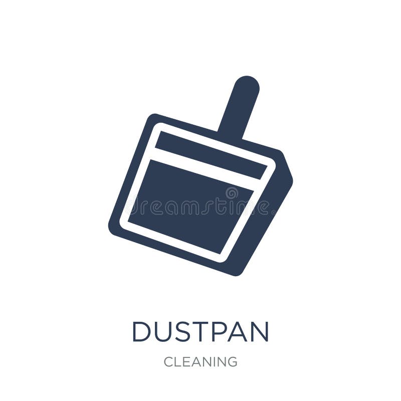 Dustpan icon. Trendy flat vector Dustpan icon on white background from Cleaning collection vector illustration