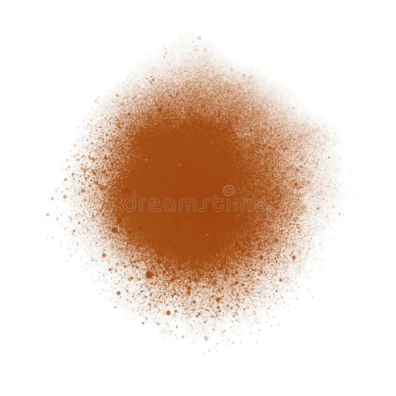 Dusty brown spray paint stock vector. Illustration of dirty 130186087