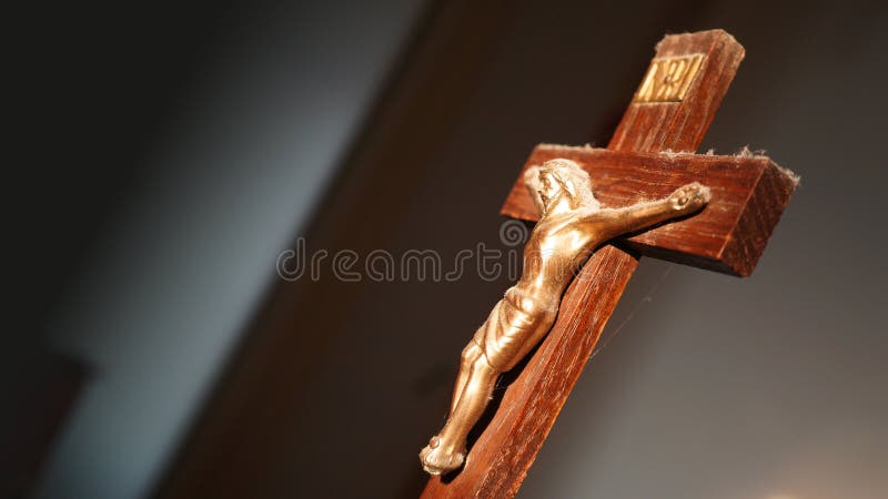 Dusty Old Crucifix arkivbilder Dusty Old Crucifix arkivbilder