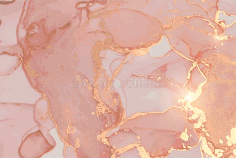 Dusty Rose and Gold Stone Background with Texture of Marble Stock  Illustration - Illustration of marble, design: 201102330