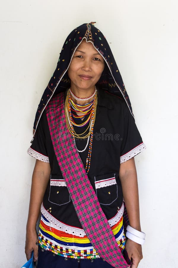 Kadazan Dusun Traditional Costume Editorial Photography