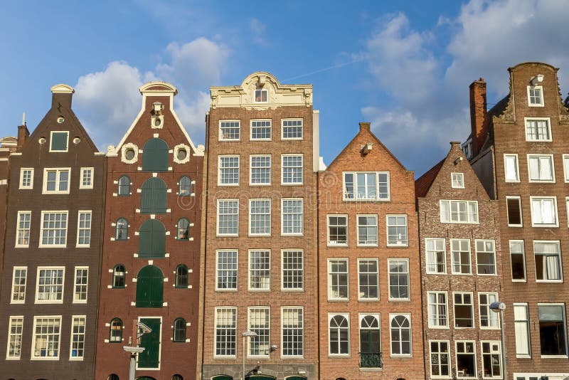Dutch Architecture. Houses in Amsterdam Stock Photo Image of outdoor