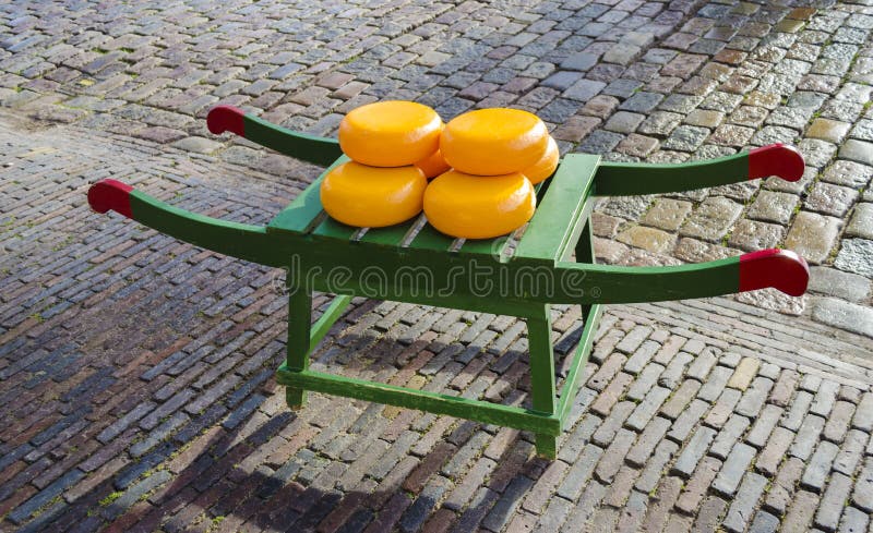 Dutch cheese wheels royalty free stock photography Dutch cheese wheels royalty free stock photography