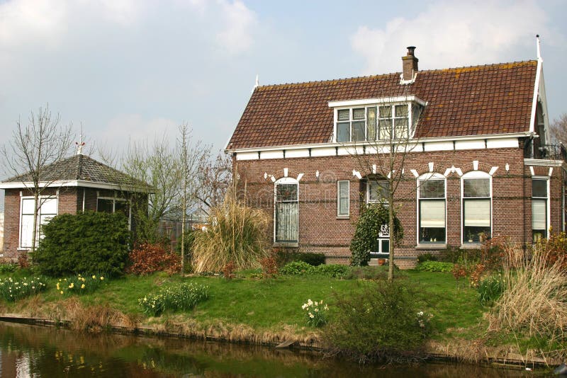 Dutch farm house stock image. Image of farm, street, industry 737967