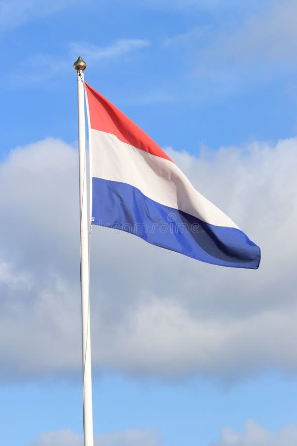 Dutch Flag in Red, White and