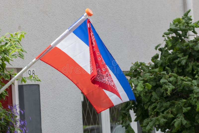 Dutch Flag Upside Down in Protest for the Farmers at Amsterdam the ...