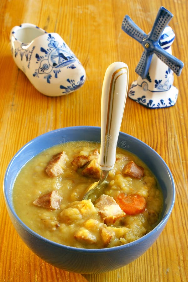 Dutch pea soup stock photo. Image of metal, tasty, potato - 12453016