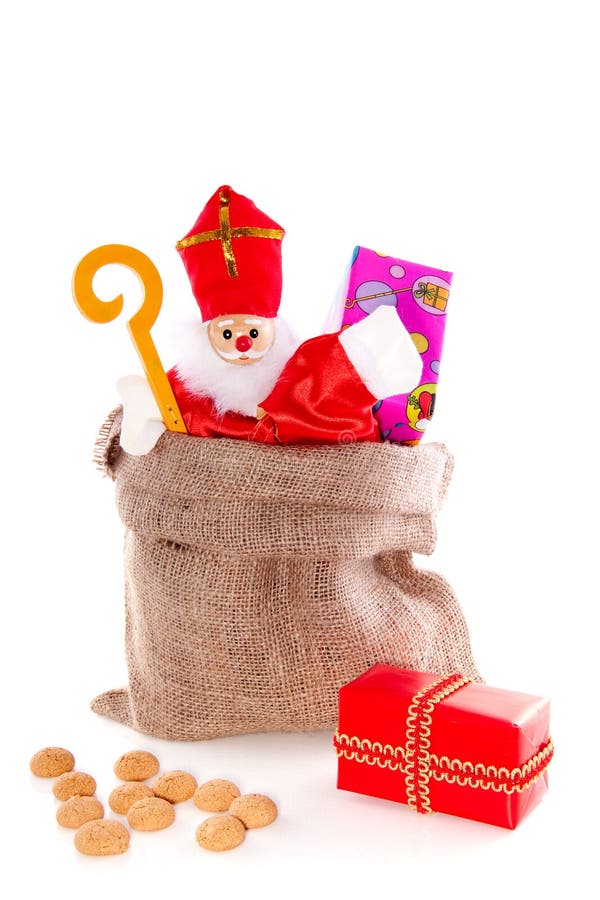 Dutch Sinterklaas with gifts and candy