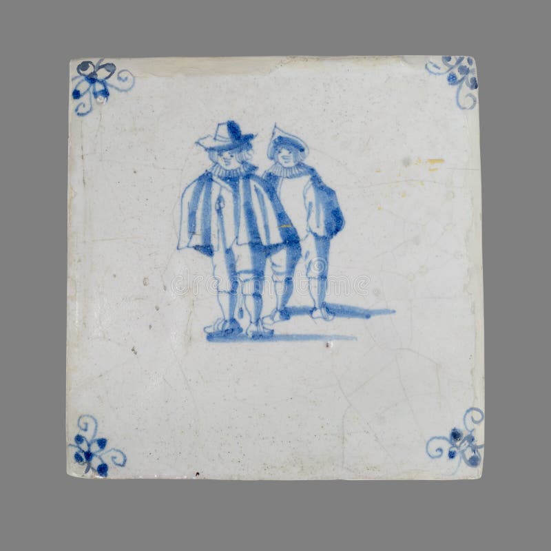 Dutch tile from the 16th to the 18th century royalty free stock photography Dutch tile from the 16th to the 18th century royalty free stock photography