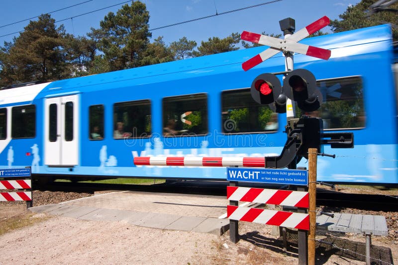 Dutch train passing by