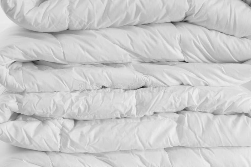 Duvet branco fotos de stock Duvet branco fotos de stock
