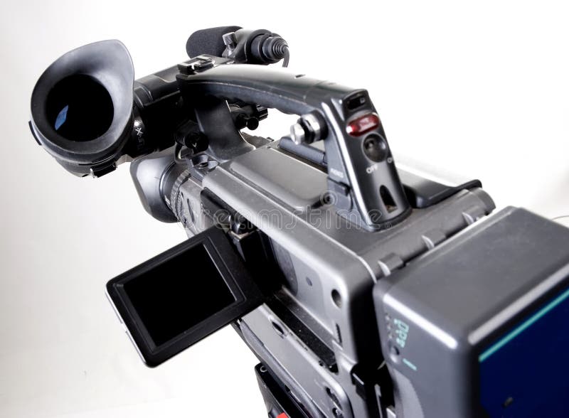 Dv camcorder stock photo. Image of black, filming, television 7246114