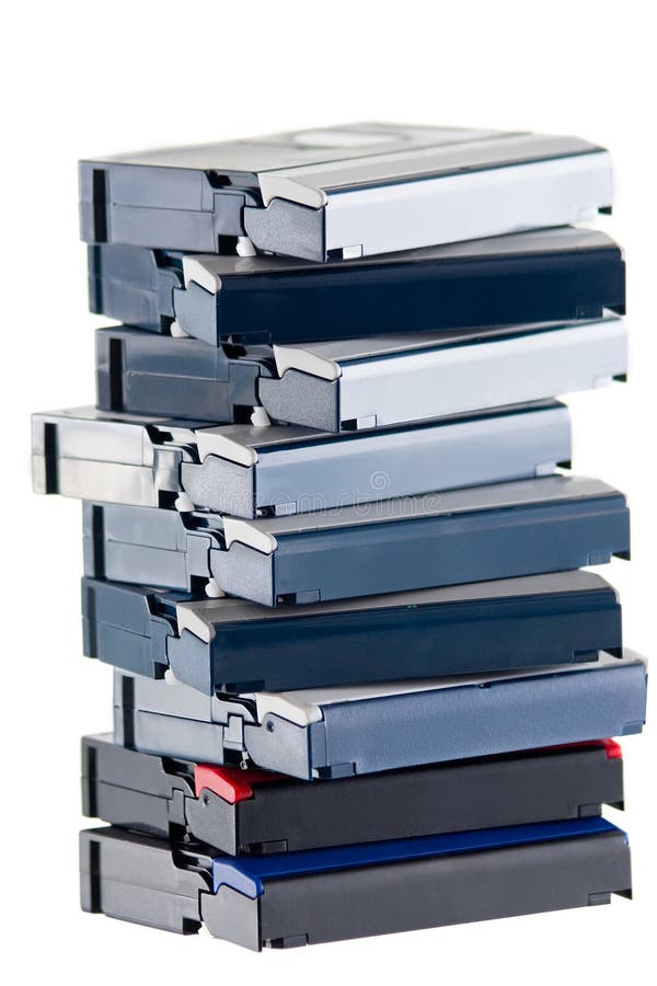 DV tapes stock photography