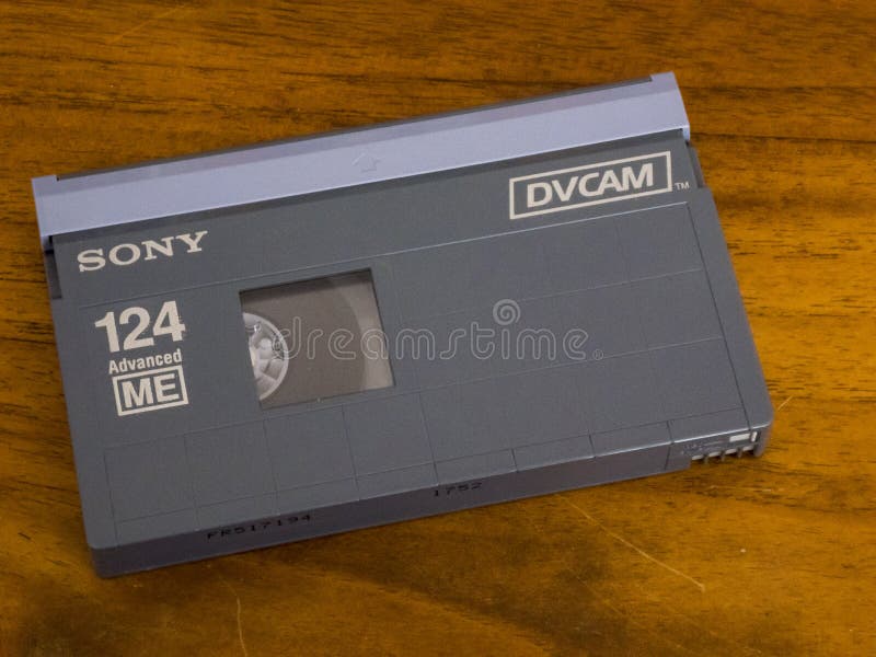 DVCAM video cassette royalty free stock photography