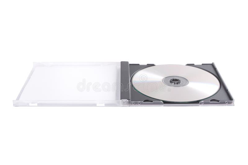 DVD case isolated on white stock image. Image of dvds 7130007