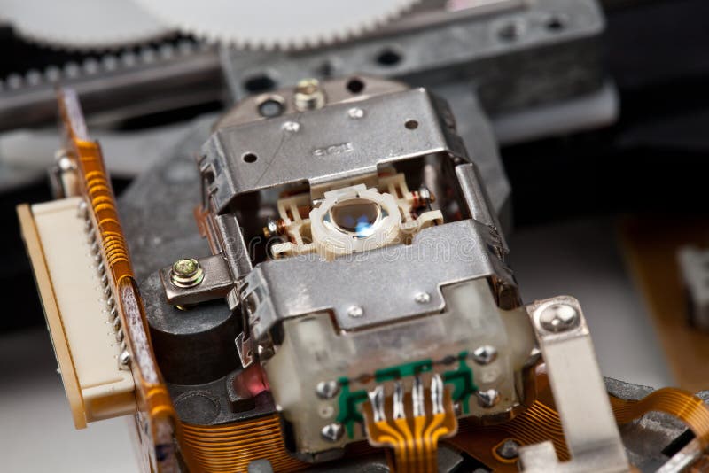 DVD Laser Head stock image. Image of media, blue, electronic 31389349