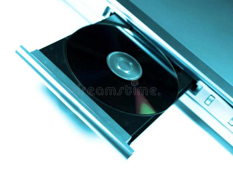 Dvd player cool blue concept