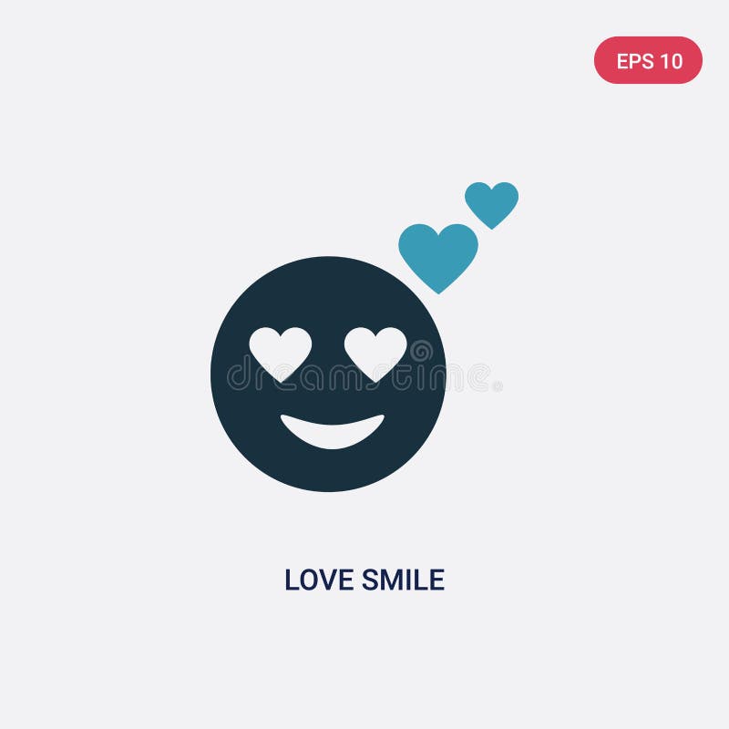 Dwa kolorów miłości uśmiechu wektorowa ikona od smileys pojęcia odosobniony błękitny miłość uśmiechu wektoru znaka symbol może by ilustracji Dwa kolorów miłości uśmiechu wektorowa ikona od smileys pojęcia odosobniony błękitny miłość uśmiechu wektoru znaka symbol może by ilustracji