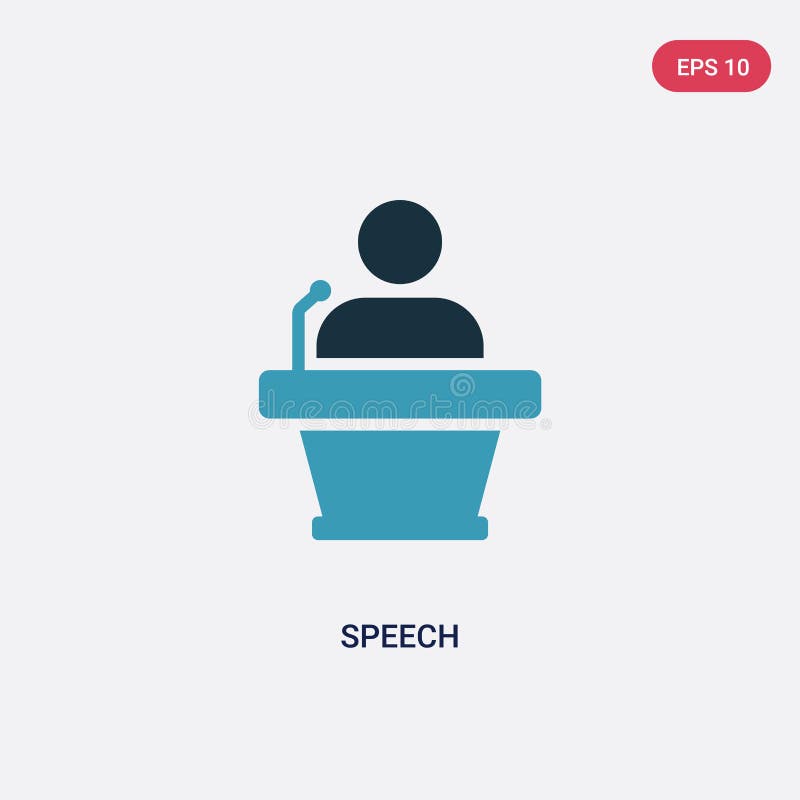 Dwa kolorów mowy wektorowa ikona od strategii pojęcia odosobniony błękitny mowa wektoru znaka symbol może być używa dla sieci, wi royalty ilustracja Dwa kolorów mowy wektorowa ikona od strategii pojęcia odosobniony błękitny mowa wektoru znaka symbol może być używa dla sieci, wi royalty ilustracja