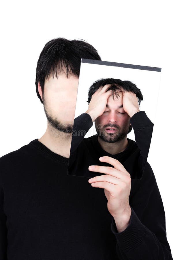 Dwa twarzy - rozpacz zdjęcia stock Dwa twarzy - rozpacz zdjęcia stock