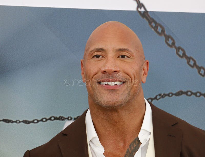 Dwayne Johnson fotografía de archivo