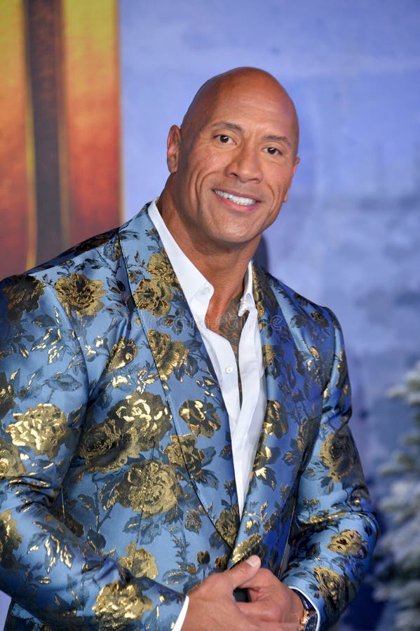Dwayne Johnson foto de archivo libre de regalías