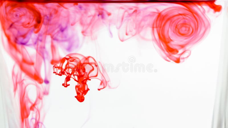 Dye flowing through water stock photo. Image of swirl - 33702350