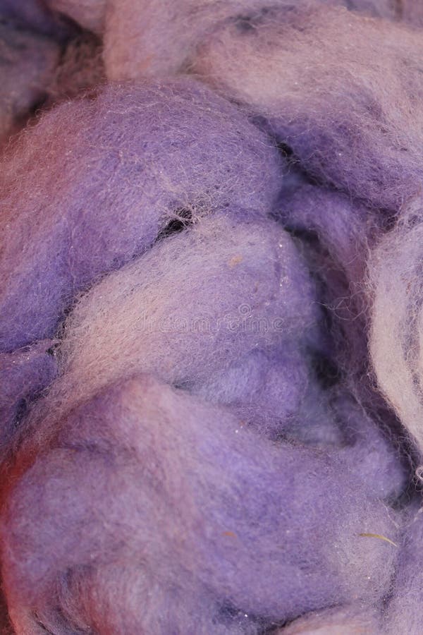 Dyed sheep wool roving stock image. Image of fleece, spinning 86240075