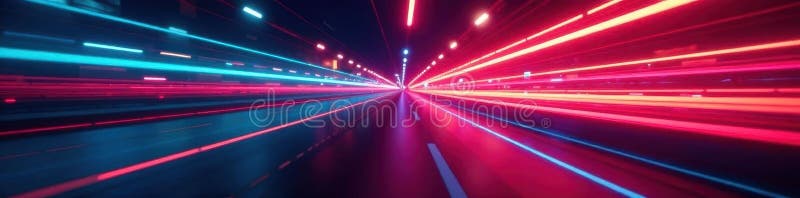 Dynamic abstract background with blurred speed lines, purple, illustration, futuristic royalty free illustration