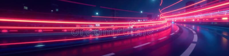 Dynamic abstract background with blurred speed lines, red, grey stock illustration
