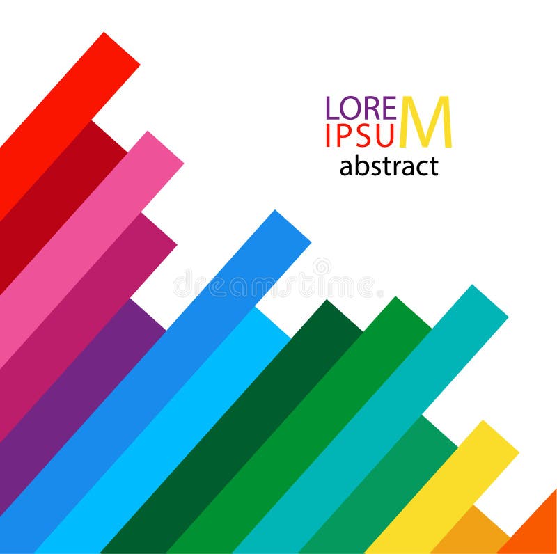 Color dynamic lines. Light Cover with empty place for text. royalty free illustration