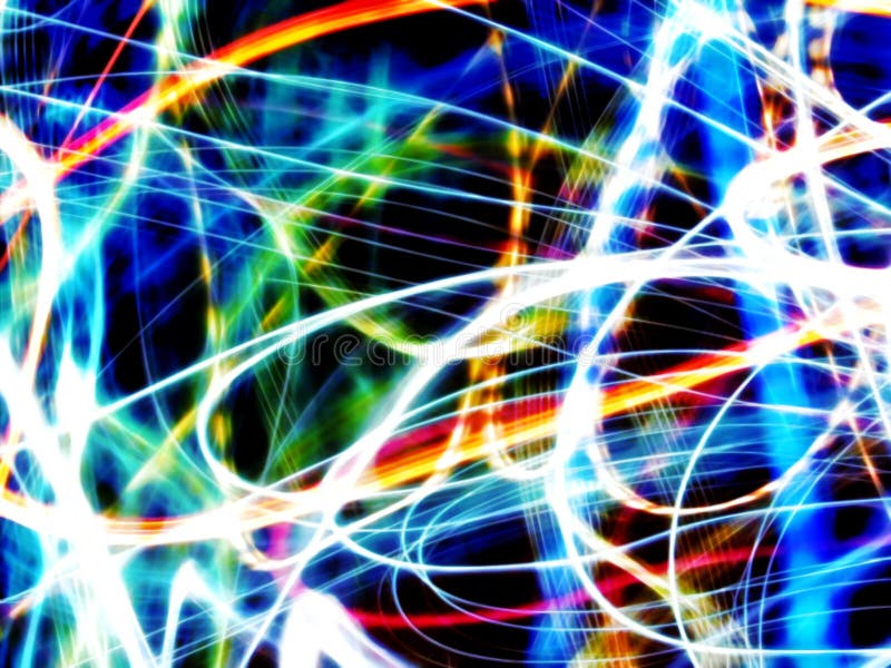 Dynamic Abstract Colorful Blurry Background stock photography