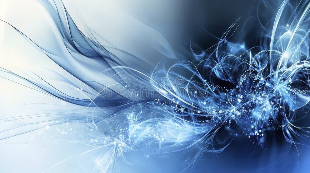 Dynamic Abstract Light Patterns Synchronizing To Rhythm Digital Art ...