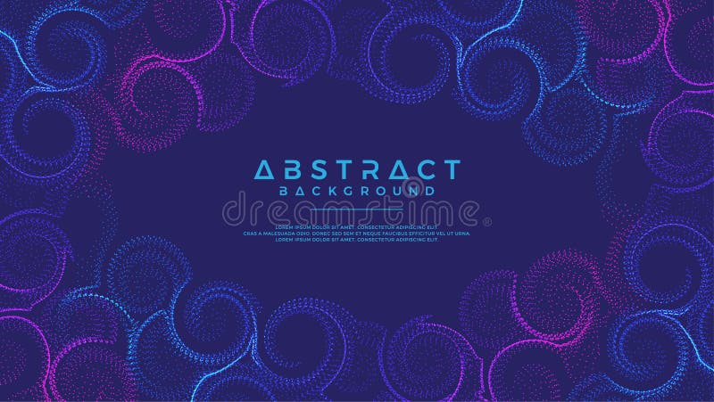 Dynamic abstract liquid flow particles background. Shining abstract particle flow background. Eps10 Vector background royalty free illustration